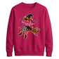 Custom name witch broomstick Halloween Unisex Sweatshirt
