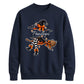 Custom name witch broomstick Halloween Unisex Sweatshirt