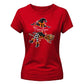 Custom name witch legs graphic Halloween ladies t-shirt