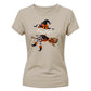 Custom name witch legs graphic Halloween ladies t-shirt