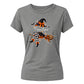 Custom name witch legs graphic Halloween ladies t-shirt