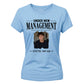 Custom Photo Under New Management Bride Ladies T-Shirt