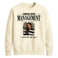 Custom Photo Under New Management Bride Groom Unisex Sweatshirt