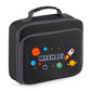 Space Rocket Kids Lunch Bag with Custom Name Insulated Lunch Bag Cooler Box