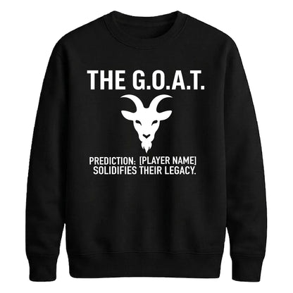 Custom The GOAT Legacy Football Tournament Unisex Sweatshirt