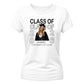 Graduation Ladies T-Shirt Personalised Class of 2026 Gift for Her