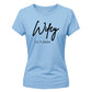 Custom Wedding Date Script Graphic Bride Ladies T-Shirt