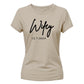 Custom Wedding Date Script Graphic Bride Ladies T-Shirt