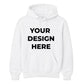 Customisable graphic print premium layering unisex hoodie