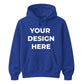 Customisable graphic print premium layering unisex hoodie