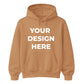 Customisable graphic print premium layering unisex hoodie