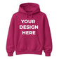 Customisable graphic print premium layering unisex hoodie