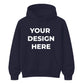 Customisable graphic print premium layering unisex hoodie