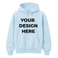 Customisable graphic print premium layering unisex hoodie