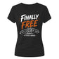 Customised Finally Free School Leavers Ladies Fit T-Shirt