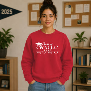 Graduation Unisex Sweatshirt Personalised Name Class of 2026