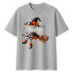 Customised name witch graphic Halloween Oversized T-Shirt
