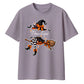 Customised name witch graphic Halloween Oversized T-Shirt