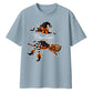 Customised name witch graphic Halloween Oversized T-Shirt