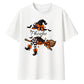 Customised name witch graphic Halloween Oversized T-Shirt