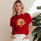 Customised Paint Splash Pet Photo Ladies T-Shirt