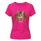 Customised Paint Splash Pet Photo Ladies T-Shirt