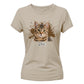 Customised Paint Splash Pet Photo Ladies T-Shirt