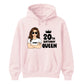 Cute 20th Birthday Queen Personalised Happy Birthday hoodie