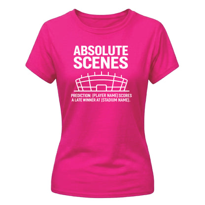 Cute Absolute Scenes Personliase Football Tournament ladies Fit T-Shirt