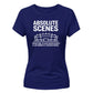 Cute Absolute Scenes Personliase Football Tournament ladies Fit T-Shirt