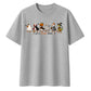 Cute adorable costumed ducks Halloween Oversized T-Shirt
