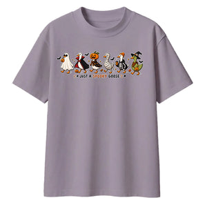 Cute adorable costumed ducks Halloween Oversized T-Shirt