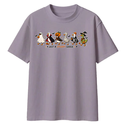 Cute adorable costumed ducks Halloween Oversized T-Shirt