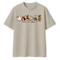 Cute adorable costumed ducks Halloween Oversized T-Shirt