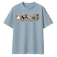 Cute adorable costumed ducks Halloween Oversized T-Shirt