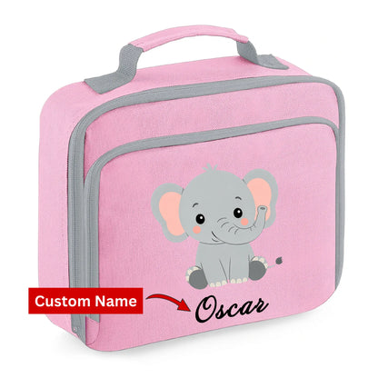 Panda Kids Lunch Bag with Custom Name Insulated Lunch Bag Cooler Box