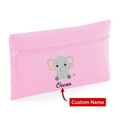 Panda Kids Pencil Case with Custom Name