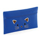 Kids Quadra Pencil Case Black Cat Face Cute Girls Pencil Case