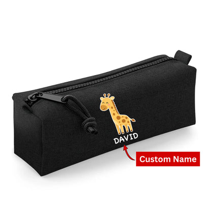 Cute Bear Kids Pencil Case with Custom Name