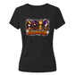 Cute cartoon panel window graphic Halloween ladies t-shirt