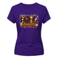 Cute cartoon panel window graphic Halloween ladies t-shirt
