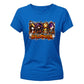 Cute cartoon panel window graphic Halloween ladies t-shirt