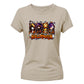 Cute cartoon panel window graphic Halloween ladies t-shirt