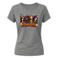 Cute cartoon panel window graphic Halloween ladies t-shirt