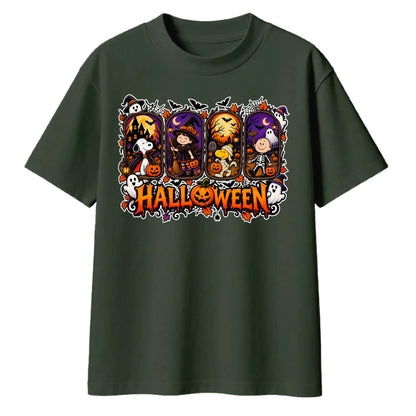 Cute cartoon panels group Halloween Oversized T-Shirt