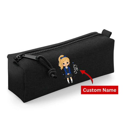 Kids Pencil Case with Custom Name School Girl Large Capacity Pencil Case