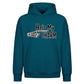 Cute couple skeleton hand quote Halloween Oversized Hoodie
