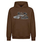 Cute couple skeleton hand quote Halloween Oversized Hoodie