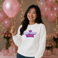 Cute Crown Birthday Girl Happy Birthday Sweatshirt