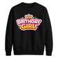 Cute Crown Birthday Girl Happy Birthday Sweatshirt